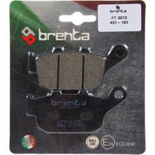 Brenta 431-163 1990-2003 Honda Xrv 750 Africa Twin Uyumlu Arka Fren Balatası (Abs Siz) Organik Balata