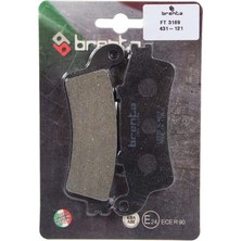 Brenta 431-121 2002-2009 Honda St 1300 Pan European Uyumlu Arka Fren Balatası Organik Balata