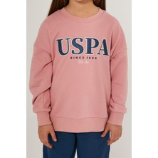 U.S. Polo Assn. Kız Çocuk Pembe Eşofman Takımı