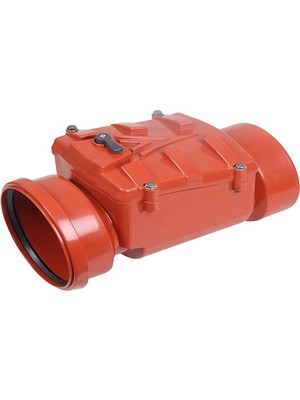 Maxiflow Pvc Çekvalf Atık Pis Su Rögar Klapesi Koku Önleyici 125 mm Kilitli ve Terazili