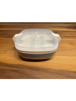 Panoramas Home Şeffaf Bej Bölmeli Öğrenci Beslenme Okul Saklama Kabı Iş Lunch Box Piknik Kabı Kahvaltılık