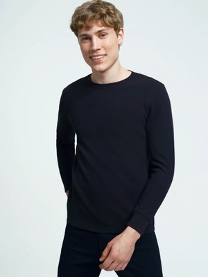 Loft Erkek Sweatshirt Siyah LF2034194