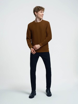 Loft Erkek Sweatshirt Kahverengi LF2025441