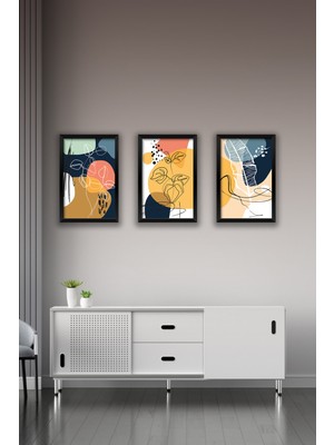Artavessa 3 Parça Çerçeve Görünümlü Mdf Tablo Seti - 3ARTAVESSA7