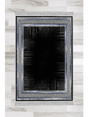 Artizon  Tekstil Artızon Halı ART-016 Beyaz Taban Dekoratif Kilim Ince Yıkanabilir Süngerli Dot Taban Salon Halısı