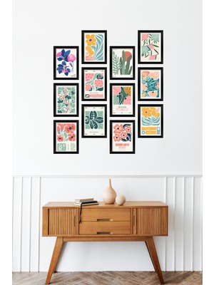 Artavessa 12 Parça Çerçeve Görünümlü Mdf Tablo Seti - 12ARTAVESSA14