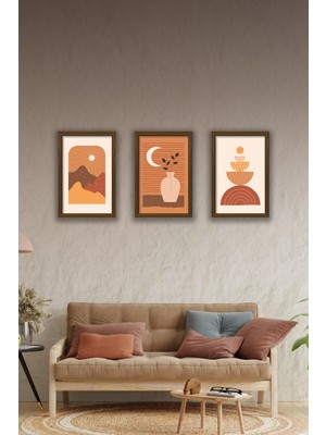Artavessa 3 Parça Çerçeve Görünümlü Mdf Tablo Seti - 3ARTAVESSA4