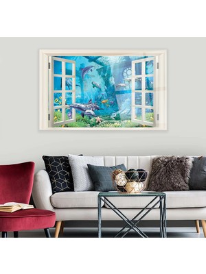 Emya Home Deniz Canlıları Cam Tablo