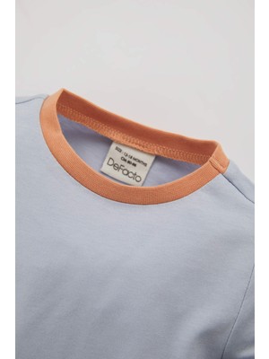 DeFacto Erkek Bebek Dinazor Baskılı Uzun Kollu Penye 4'lü Pijama Takımı B0849A523AU