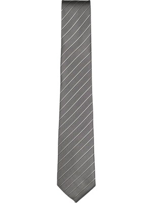 1001 Kravat Çizgili Ince Kravat