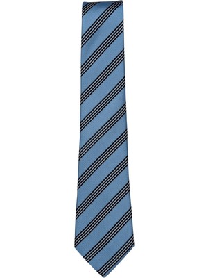 1001 Kravat Çizgili Klasik Kravat