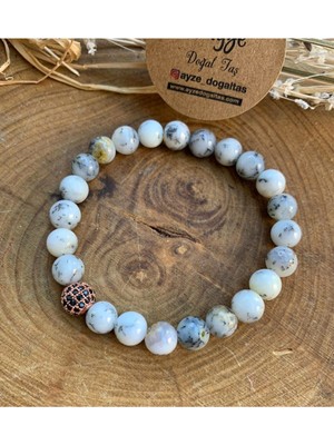 Nelleovana Merlinit(Dendiritli Opal) Bileklik