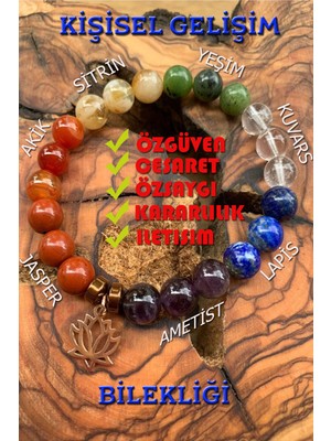 Nelleovana Doğal Taş Kişisel Gelişim Bilekliği