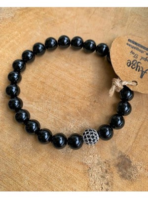 Nelleovana Siyah Turmalin Bileklik