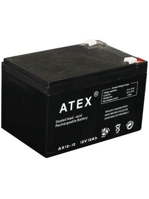 Atex 12 Volt 12 Amper Akü Atex 151X98X95
