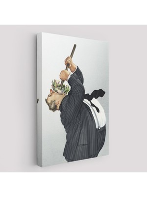 Harita Sepeti Günümüz Patronları, Sermaye Sahipleri Dekoratif Duvar TABLOSU-6109