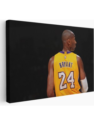 Harita Sepeti Kobe Bryant Los Angeles Lakers Kanvas TABLO-5148