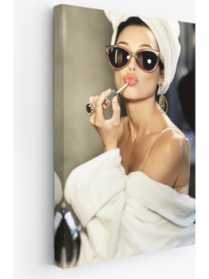 Harita Sepeti Audrey Hepburn Kanvas TABLO-5106
