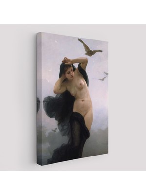 Harita Sepeti William-Adolphe Bouguereau The Night Duvar TABLOSU-6066