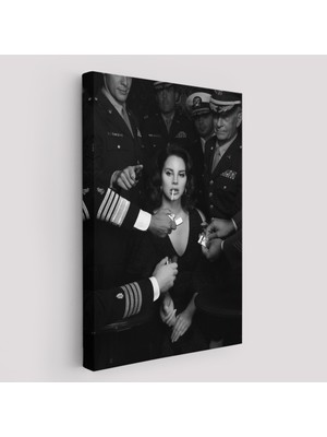 Harita Sepeti Lana Del Rey Dekoratif Duvar TABLOSU-6372