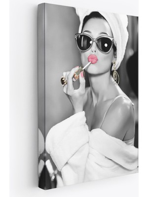 Harita Sepeti Audrey Hepburn Kanvas TABLO-5103