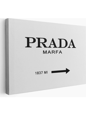 Harita Sepeti Prada Marfa Kanvas TABLO-5159