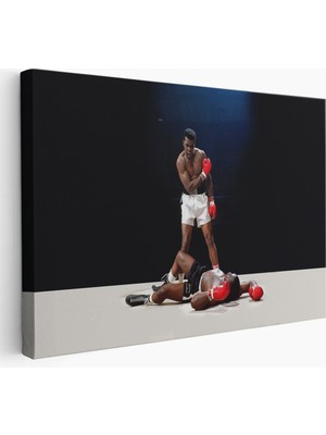 Harita Sepeti Muhammet Ali Kanvas TABLO-5074