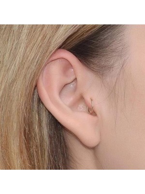 Takıconcept Gold Ince Halka Piercing - 8 mm