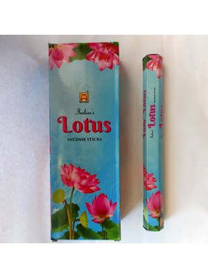 Lotus Çiçeği Kokulu 20 Adet Çubuk Tütsü - Tütsü - Lotus Tütsü - Aromalı Tütsü - Tütsü Çubuğu