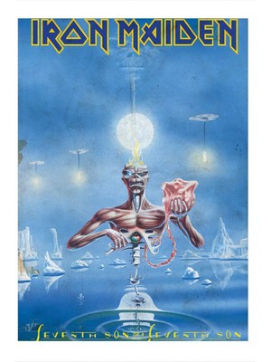 Karizma Tablo Iron Maiden Poster Art Mdf Poster 25CMX 35CM