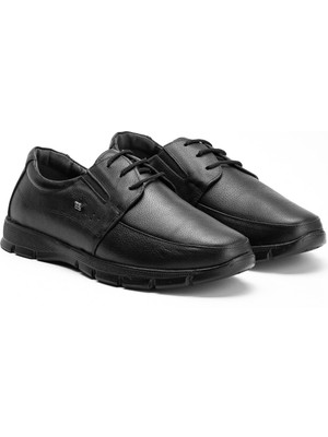 The Dortex Shoes The Dortex  COMF02 Erkek  Bağcıklı Topuk Jelli Yumuşak Ortopedik Günlük Baba Ayakkabısı