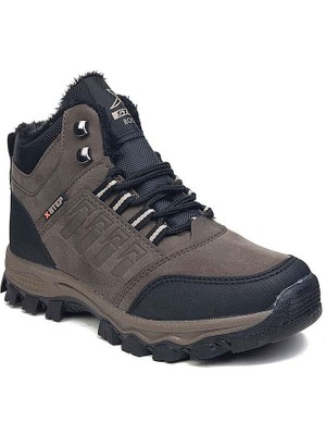 X-Step Erkek Bot Içi Kürklü Fermuarlı Kaymaz Taban