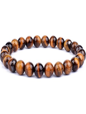 Nelleovana Doğal Kaplan Gözü, Obsidyen , Hematit Bileklik