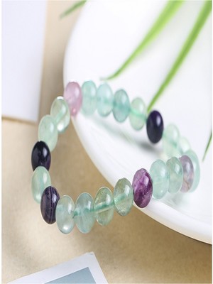 Nelleovana Florit Doğal Taş Doğru Karar Verme Bilekliği (Akik Yüzük)