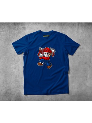 Freeyez Mario Massacre  Pamuklu Penye T-Shirt