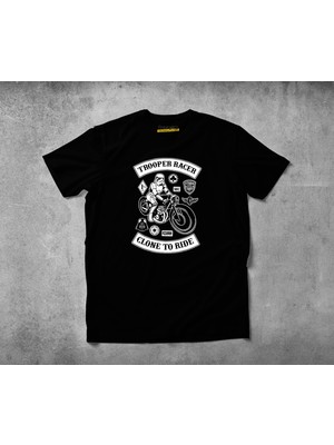 Freeyez Storm Trooper Cafe Racer  Pamuklu Penye T-Shirt