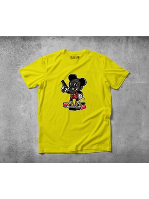 Freeyez Gangsta Mouse  Pamuklu Penye T-Shirt