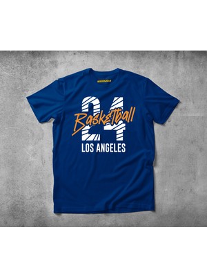 Freeyez Losangles Basketball  Pamuklu Penye T-Shirt
