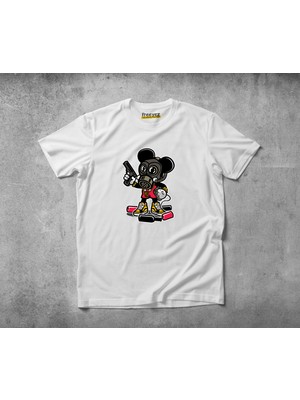 Freeyez Gangsta Mouse  Pamuklu Penye T-Shirt