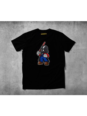 Freeyez Darth Plumber  Pamuklu Penye T-Shirt