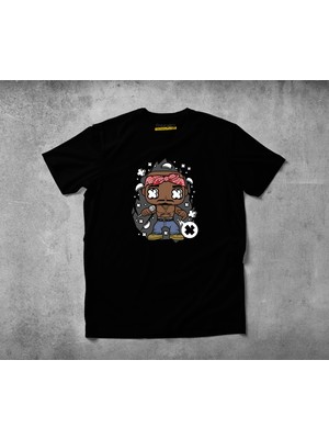 Freeyez 2pac  Pamuklu Penye T-Shirt