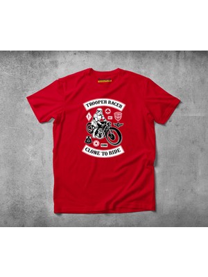Freeyez Storm Trooper Cafe Racer  Pamuklu Penye T-Shirt