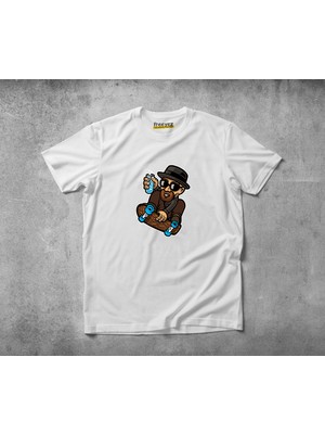 Freeyez Chemical Board  Pamuklu Penye T-Shirt