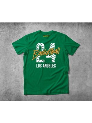 Freeyez Losangles Basketball  Pamuklu Penye T-Shirt
