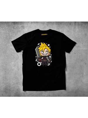 Freeyez Cloud Final Fantasy  Pamuklu Penye T-Shirt