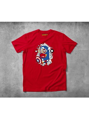 Freeyez Captain Minion  Pamuklu Penye T-Shirt