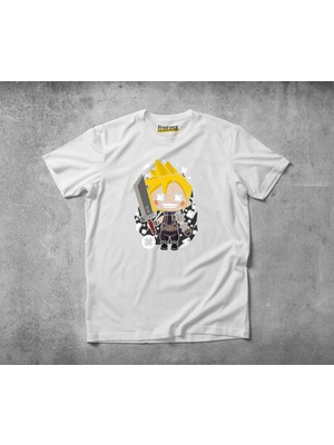 Freeyez Cloud Final Fantasy  Pamuklu Penye T-Shirt