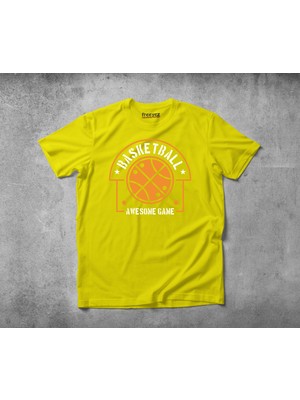 Freeyez Awesome Basketball  Pamuklu Penye T-Shirt