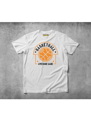Freeyez Awesome Basketball  Pamuklu Penye T-Shirt