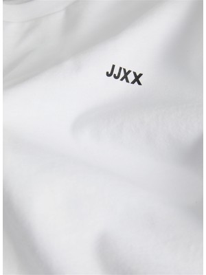 JJXX Jxanna Kadın Beyaz T-Shirt 12206974-Brightwhite